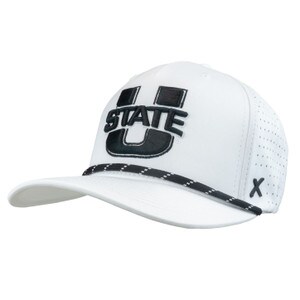 U-State Perforated Rope Cap White